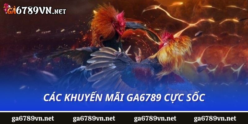 Các khuyến mãi Ga6789 cực sốc